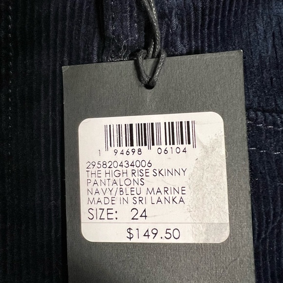 Club Monaco High Rise Skinny Size 24 - Picture 3 of 7